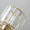 Mid-century Modern One Light Crystal Wall Sconce