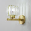 Mid-century Modern One Light Crystal Wall Sconce