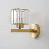 Mid-century Modern One Light Crystal Wall Sconce