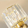 Mid-century Modern One Light Crystal Wall Sconce