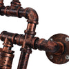 5 Light Water Pipe Steampunk Wall Sconce