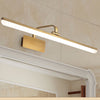 Armed LED Bathroom Vanity Bar Light Wall Sconce in Satin Gold