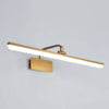 Armed LED Bathroom Vanity Bar Light Wall Sconce in Satin Gold