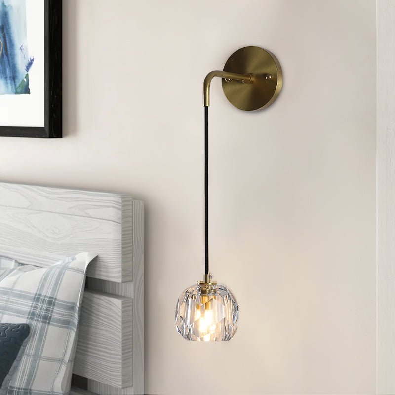 Crystal 1-light Mini Wall Sconce