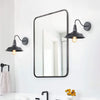 Industrial Black Single Sconce Light