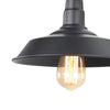 Industrial Black Single Sconce Light