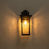 IP20 Hammer Glass Lantern Outdoor Wall Sconce