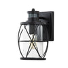 IP20 Lantern Cylinder Glass Cage Outdoor Wall Sconce