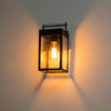 IP43 Lantern Waterproof Glass Outdoor Wall Sconce