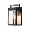 IP43 Lantern Waterproof Glass Outdoor Wall Sconce