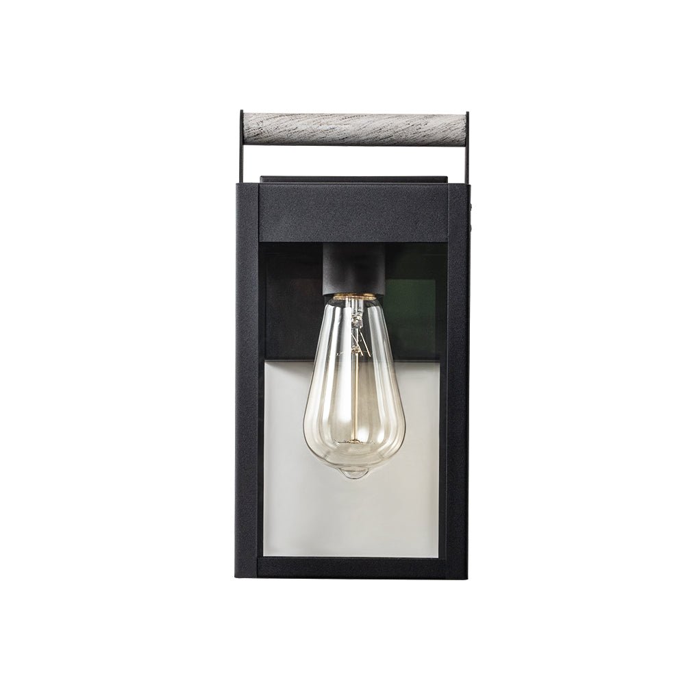 IP43 Lantern Waterproof Glass Outdoor Wall Sconce