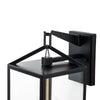 IP54 Clear Glass Rectangle Lantern Outdoor Wall Sconce