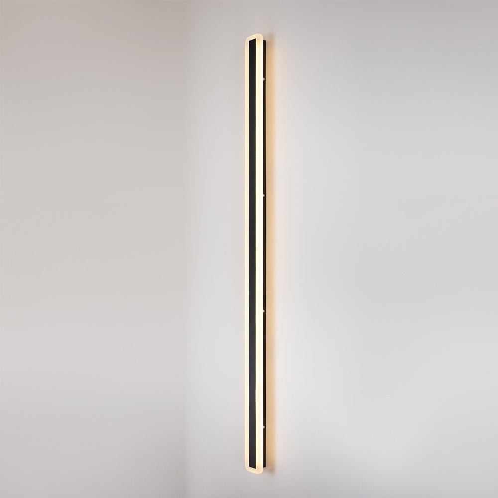 IP65 LED Long Strip Black Wall Light