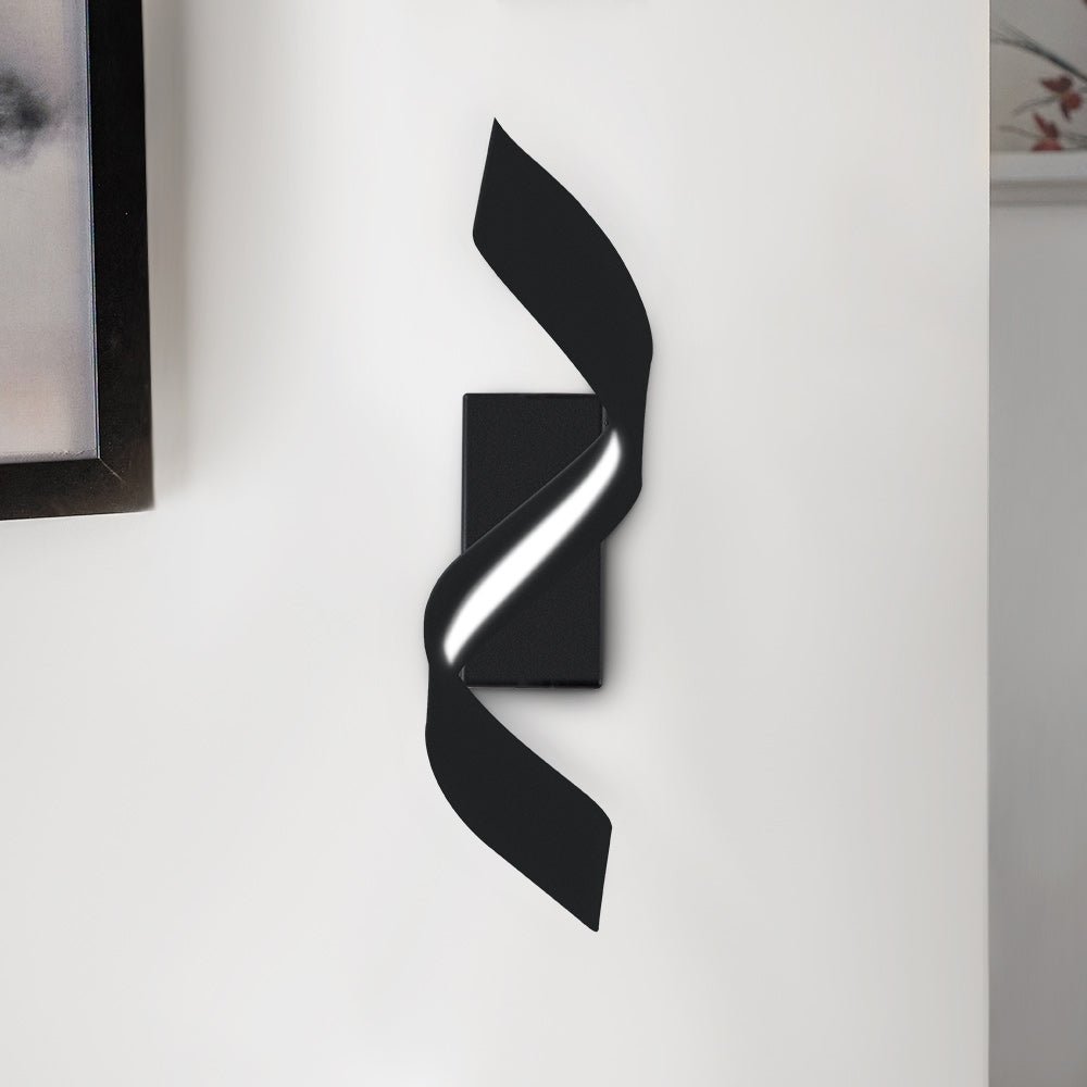 Decorative LED Ribbon Spiral Wall Sconce